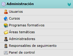 Panel Administración