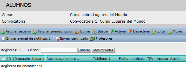 Alumnos convocatoria