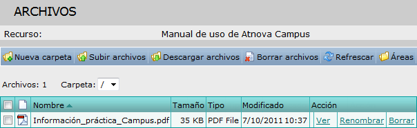 Archivo de recurso