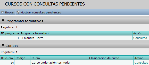 Consultas Catálogo