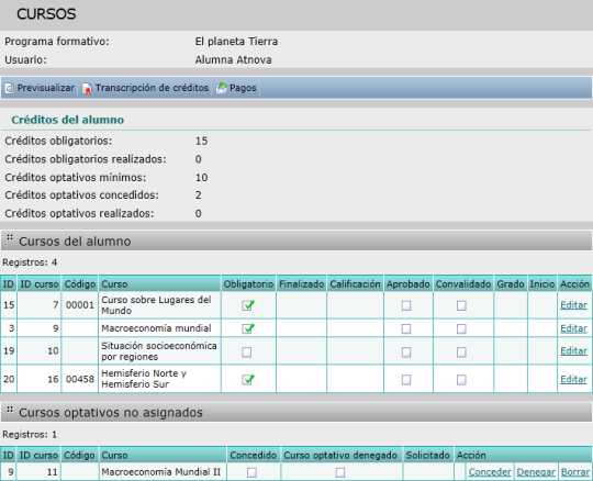 Cursos alumno programa 1