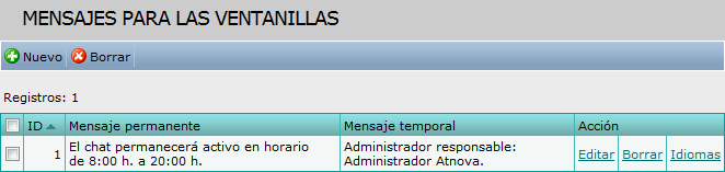 Mensajes ventanillas