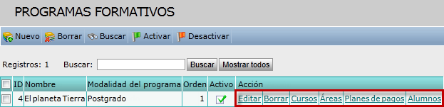 Programas formativos ver