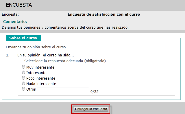 Encuesta