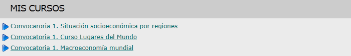 Mis cursos