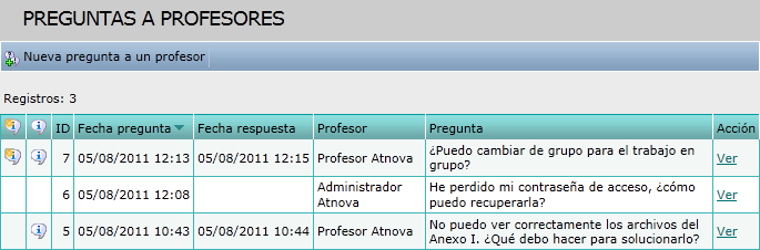 Preguntas al profesor