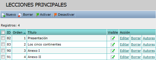 Nueva lección creada
