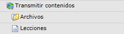 Transmitir contenidos