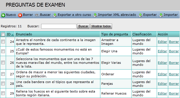 Pregunta examen
