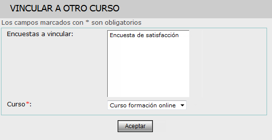Vincular encuesta