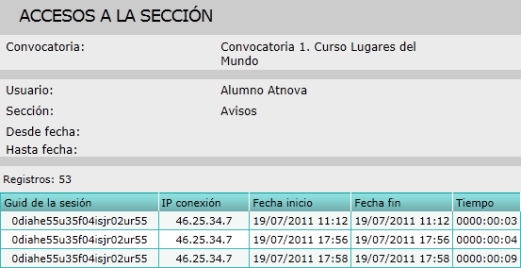 Accesos lección