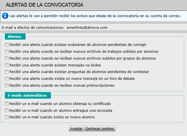Alertas