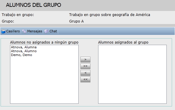 Alumnos del grupo