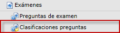 Clasificaciones de preguntas