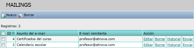 Mailingsprofesores