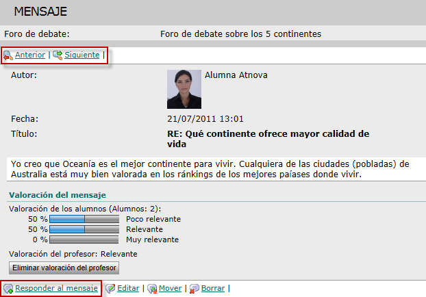 Mensaje siguiente