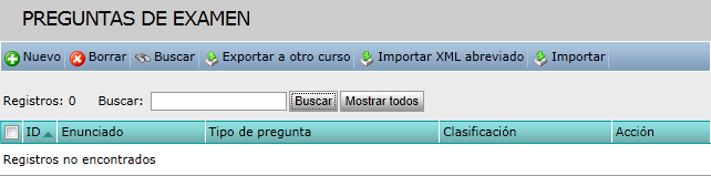 Preguntas de examen