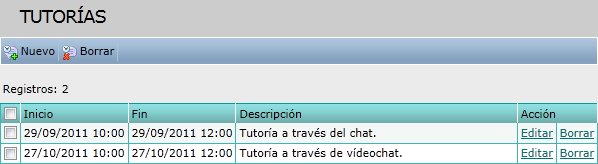 Tutorías